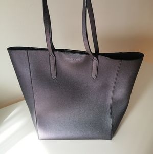 Charles & Keith tote bag XL starry blue